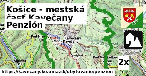 Penzión, Košice - mestská časť Kavečany