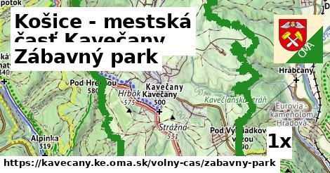 Zábavný park, Košice - mestská časť Kavečany