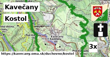 Kostol, Kavečany