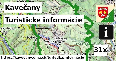 Turistické informácie, Kavečany