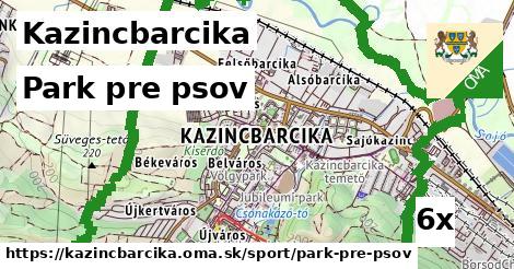 Park pre psov, Kazincbarcika