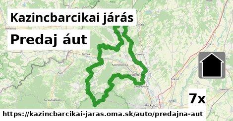 Predaj áut, Kazincbarcikai járás