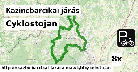 Cyklostojan, Kazincbarcikai járás