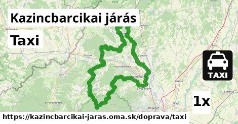 Taxi, Kazincbarcikai járás