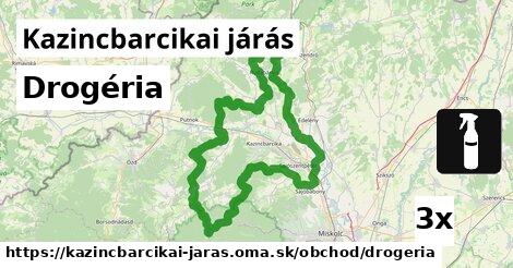 Drogéria, Kazincbarcikai járás