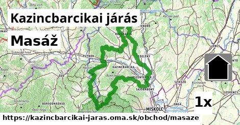 Masáž, Kazincbarcikai járás