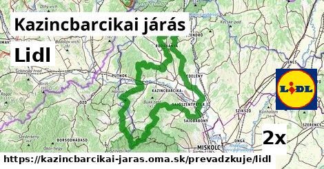 Lidl, Kazincbarcikai járás