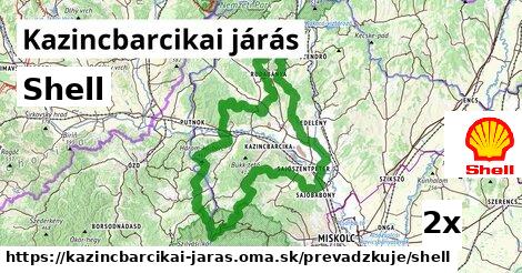 Shell, Kazincbarcikai járás