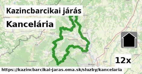 Kancelária, Kazincbarcikai járás