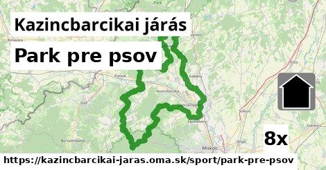 park pre psov v Kazincbarcikai járás