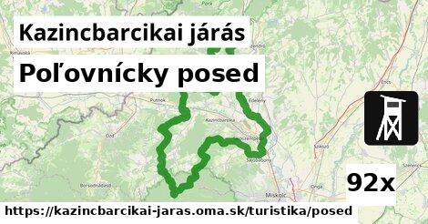 Poľovnícky posed, Kazincbarcikai járás