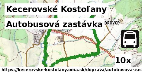 Autobusová zastávka, Kecerovské Kostoľany