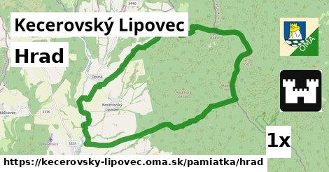 Hrad, Kecerovský Lipovec