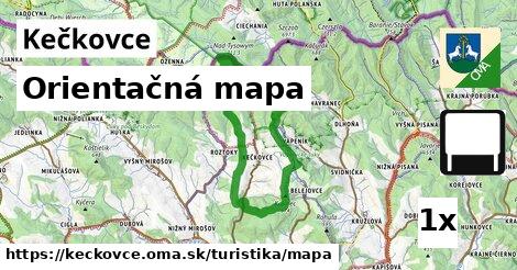 Orientačná mapa, Kečkovce