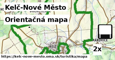 Orientačná mapa, Kelč-Nové Město