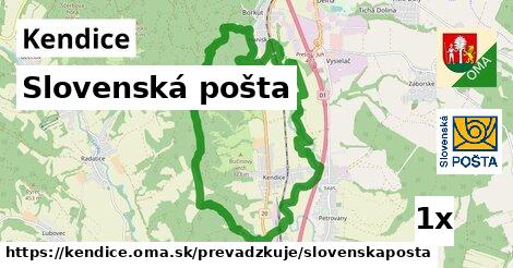 Slovenská pošta, Kendice