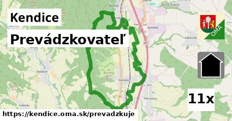 prevádzkovateľ v Kendice