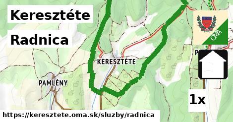 Radnica, Keresztéte