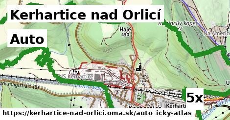 auto v Kerhartice nad Orlicí