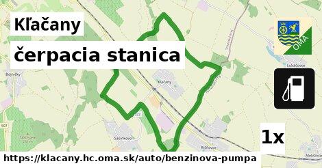 čerpacia stanica, Kľačany, okres HC