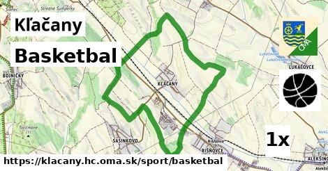 Basketbal, Kľačany, okres HC