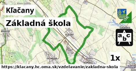 Základná škola, Kľačany, okres HC