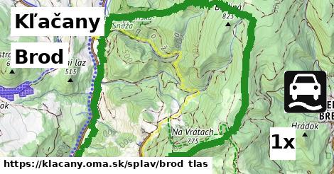 brod v Kľačany