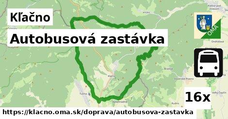 Autobusová zastávka, Kľačno