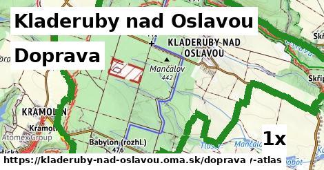 doprava v Kladeruby nad Oslavou