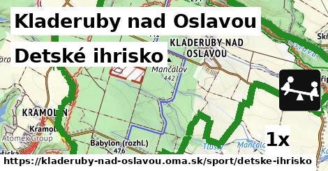 Detské ihrisko, Kladeruby nad Oslavou