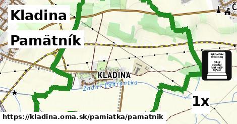 Pamätník, Kladina