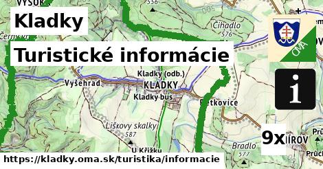 Turistické informácie, Kladky