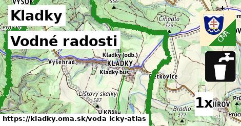 vodné radosti v Kladky