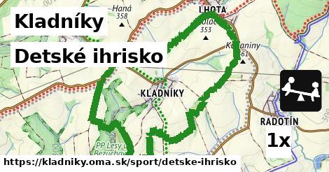 Detské ihrisko, Kladníky