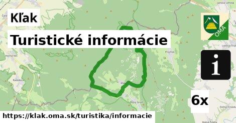 Turistické informácie, Kľak