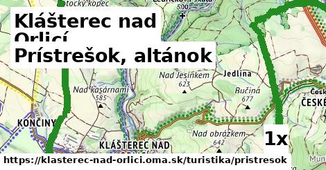 Prístrešok, altánok, Klášterec nad Orlicí