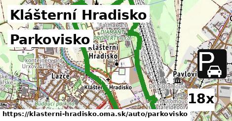 Parkovisko, Klášterní Hradisko