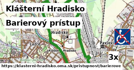 Barierový prístup, Klášterní Hradisko