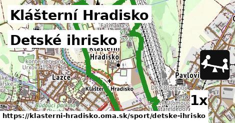 Detské ihrisko, Klášterní Hradisko