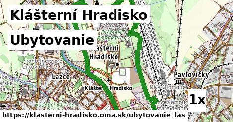 ubytovanie v Klášterní Hradisko