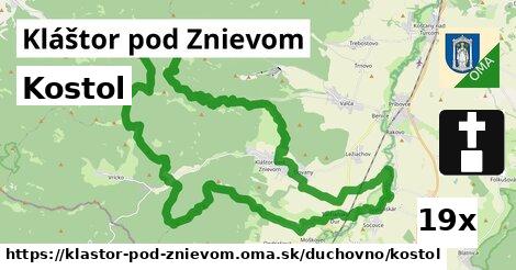 Kostol, Kláštor pod Znievom