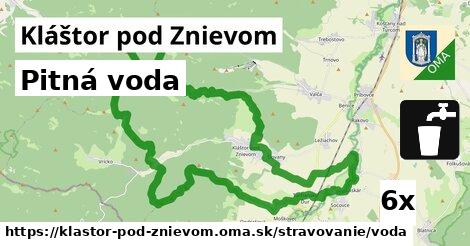 Pitná voda, Kláštor pod Znievom