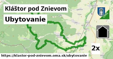 ubytovanie v Kláštor pod Znievom