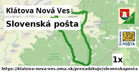 Slovenská pošta, Klátova Nová Ves