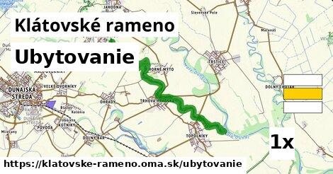 ubytovanie v Klátovské rameno