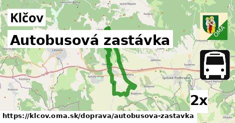 Autobusová zastávka, Klčov