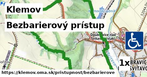 bezbarierový prístup v Klemov