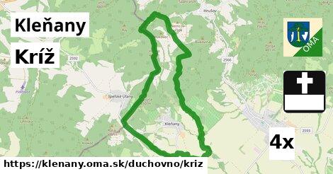 Kríž, Kleňany