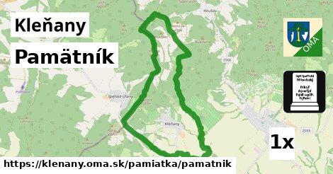 Pamätník, Kleňany