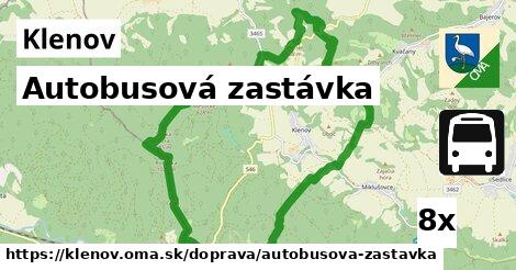 Autobusová zastávka, Klenov